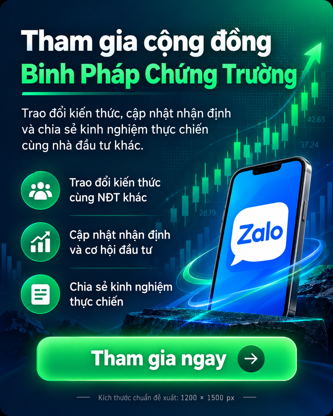 Tham gia cộng đồng Binh Pháp Chứng Trường